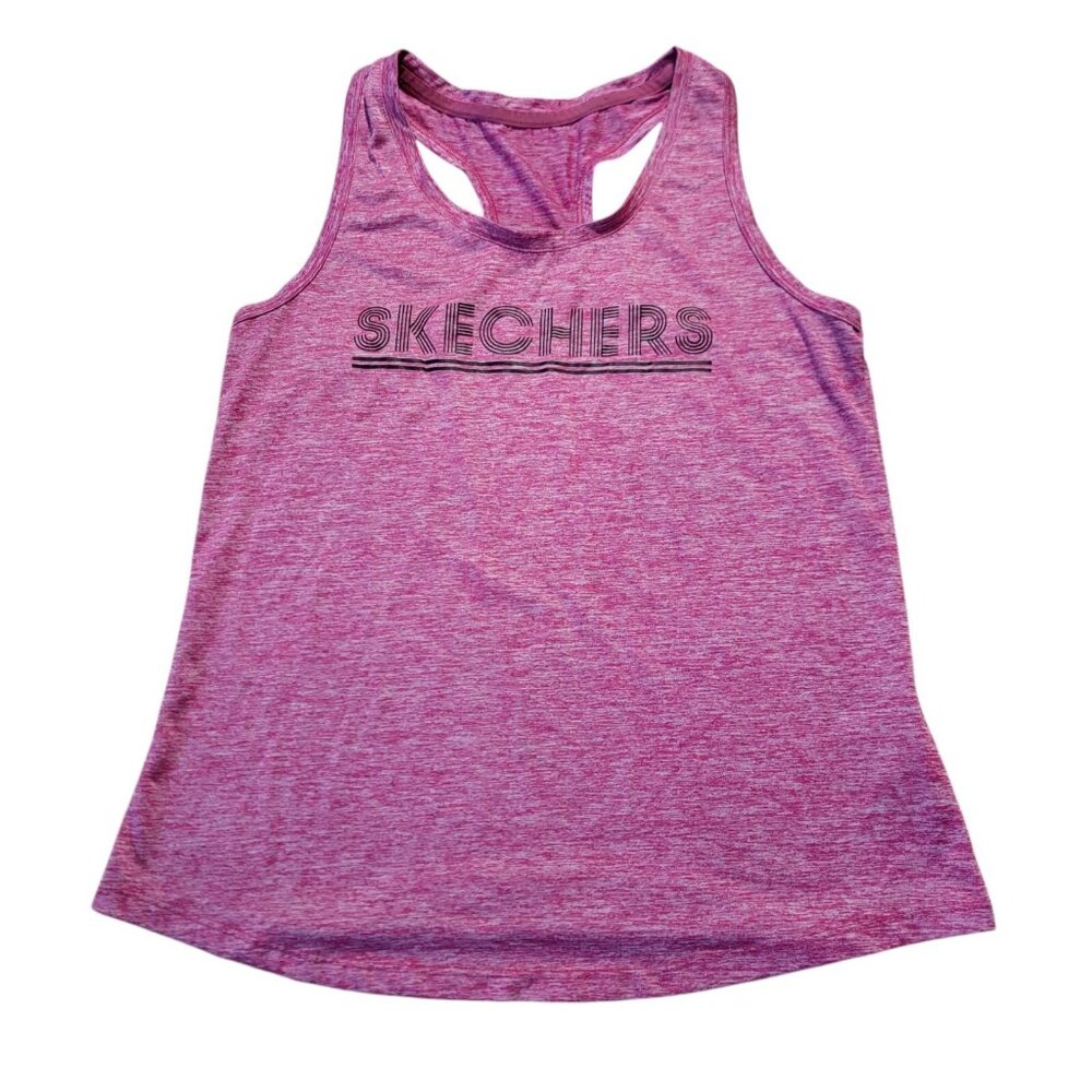 Skechers Tank Top Racerback Womens Size XS Pink Athletic Performance EUC‎